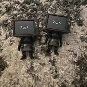 Set of 2 Skibidi Toilet TV Woman Action Figures - Series 1 Collectible